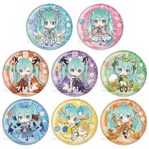 『初音ミク』百鬼夜行 キラキラ缶バッジ BOX(全8種)